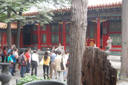 City tour during the international course in Beijing, 2009.