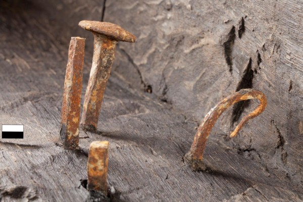 Nails found in a Roman ship