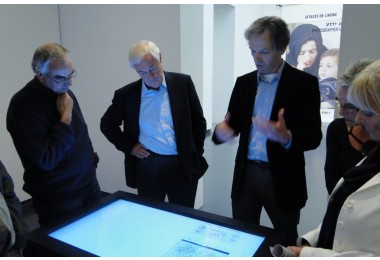 Een touchscreen kan een aardige toevoeging zijn bij een tentoonstelling.